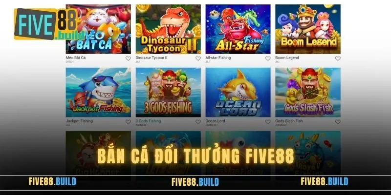 Bắn Cá Đổi Thưởng Five88 - Chơi Hay Nhận Ngay Thưởng Khủng