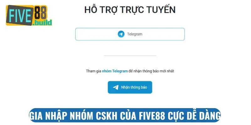 Gia nhập nhóm CSKH của Five88 cực dễ dàng