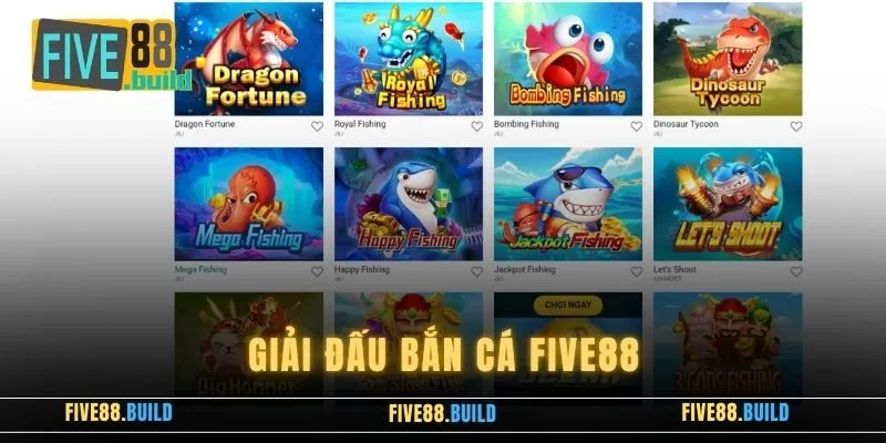 Giải Đấu Bắn Cá Five88 - Thông Tin Và Hướng Dẫn Tham Gia