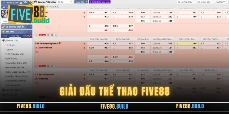 Giải Đấu Thể Thao Five88 - Top Những Trận Đấu Hấp Dẫn Số 1